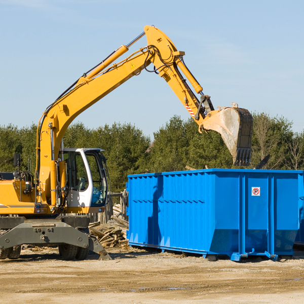 is there a minimum or maximum amount of waste i can put in a residential dumpster in Petersburg NE